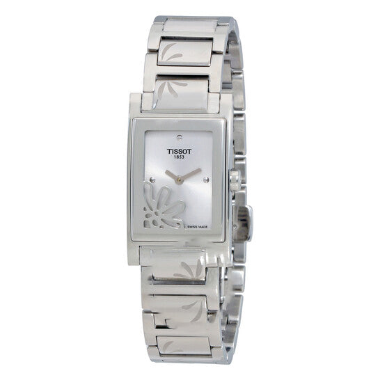 Image of ID 1 Original Tissot Fabulous Garden Silver Dial Ladies Watch T0171091103100