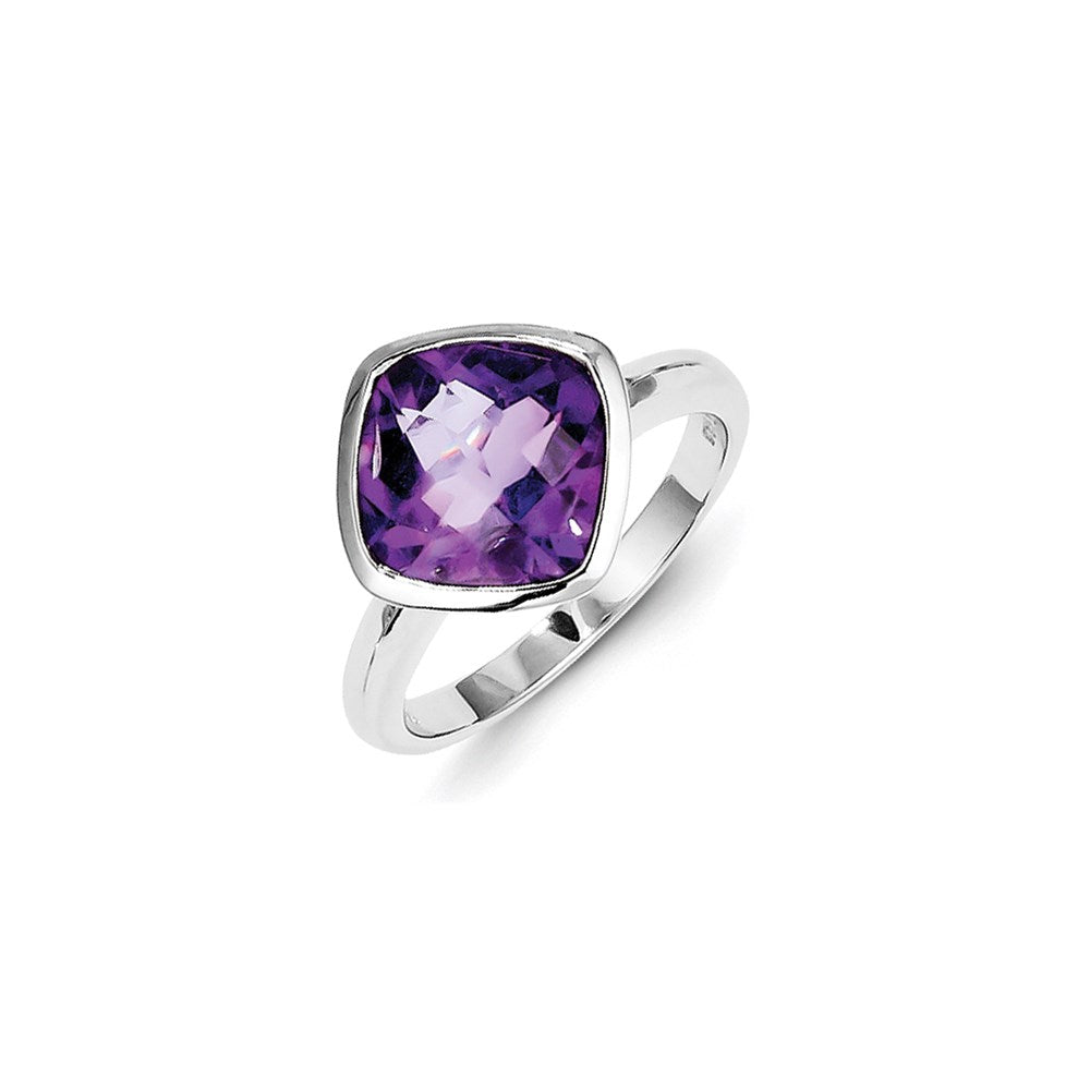 Image of ID 1 Sterling Silver Amethyst Ring