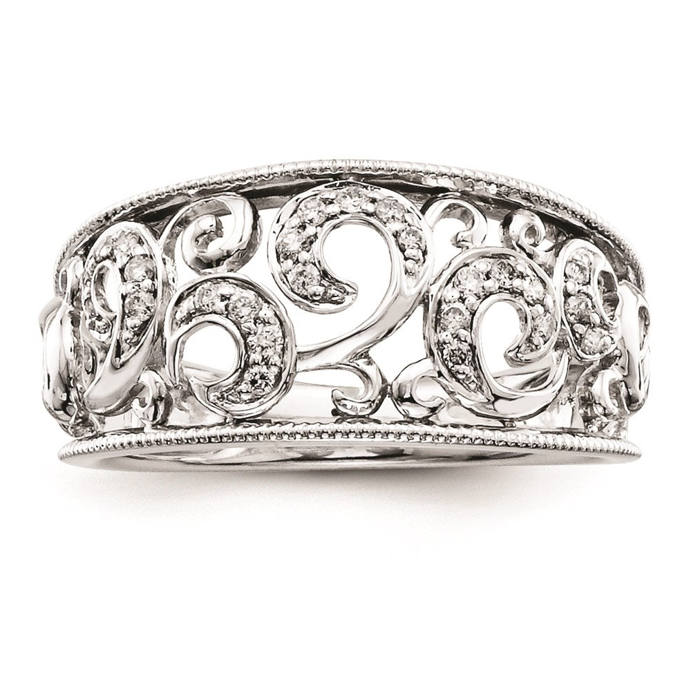Image of ID 1 Sterling Silver Belle Amore Diamond Fashion Ring