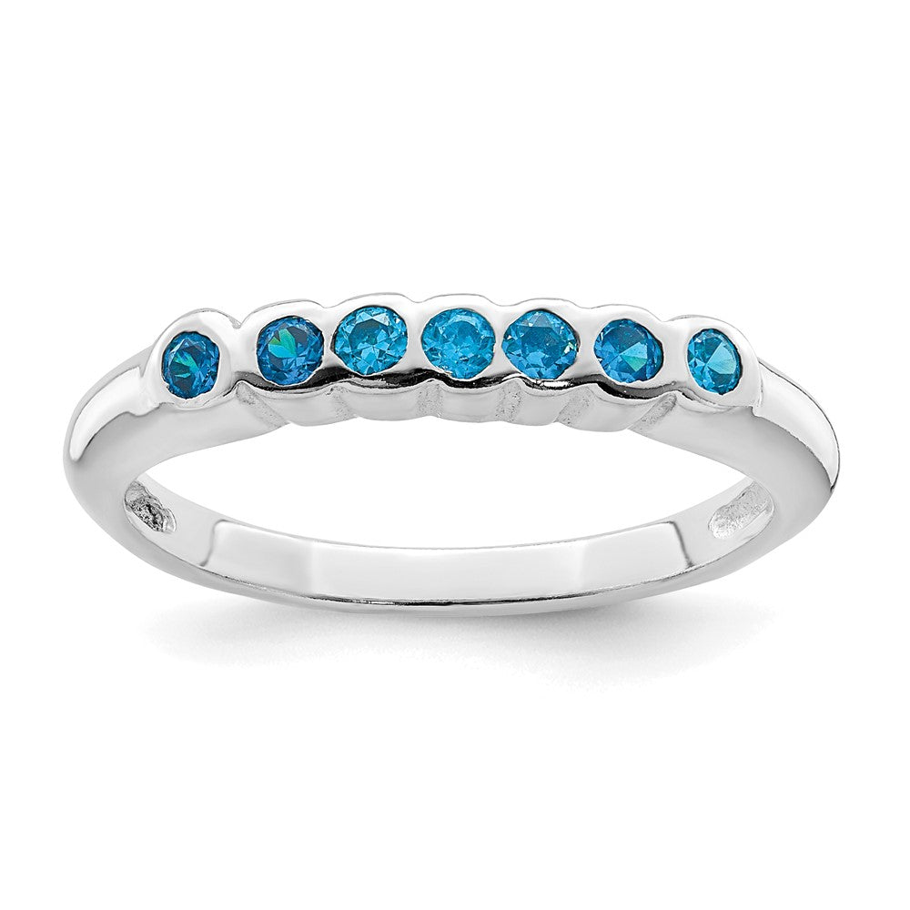 Image of ID 1 Sterling Silver Blue Topaz Ring