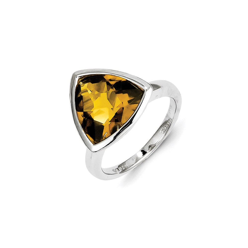 Image of ID 1 Sterling Silver Whiskey Quartz Ring