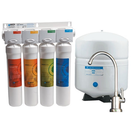 Image of ID 1190370452 Watts Premier (531411) RO PURE RO-4 Reverse Osmosis 50 GPD System
