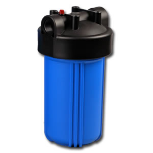 Image of ID 1190372444 PureT - B907 Series - 10" Big Blue Double O-Ring Filter Housing Black Cap / Blue Sump