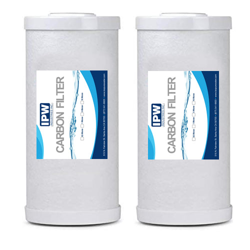 Image of ID 1190373435 Whole House Big Blue Sediment and Carbon Combinated Water Filter Compatible with FXHTCGXWH40LGXWH35FGNWH38S (10''x45'')Fits Universal Big Blue Water Filter System by IPW Industries Inc