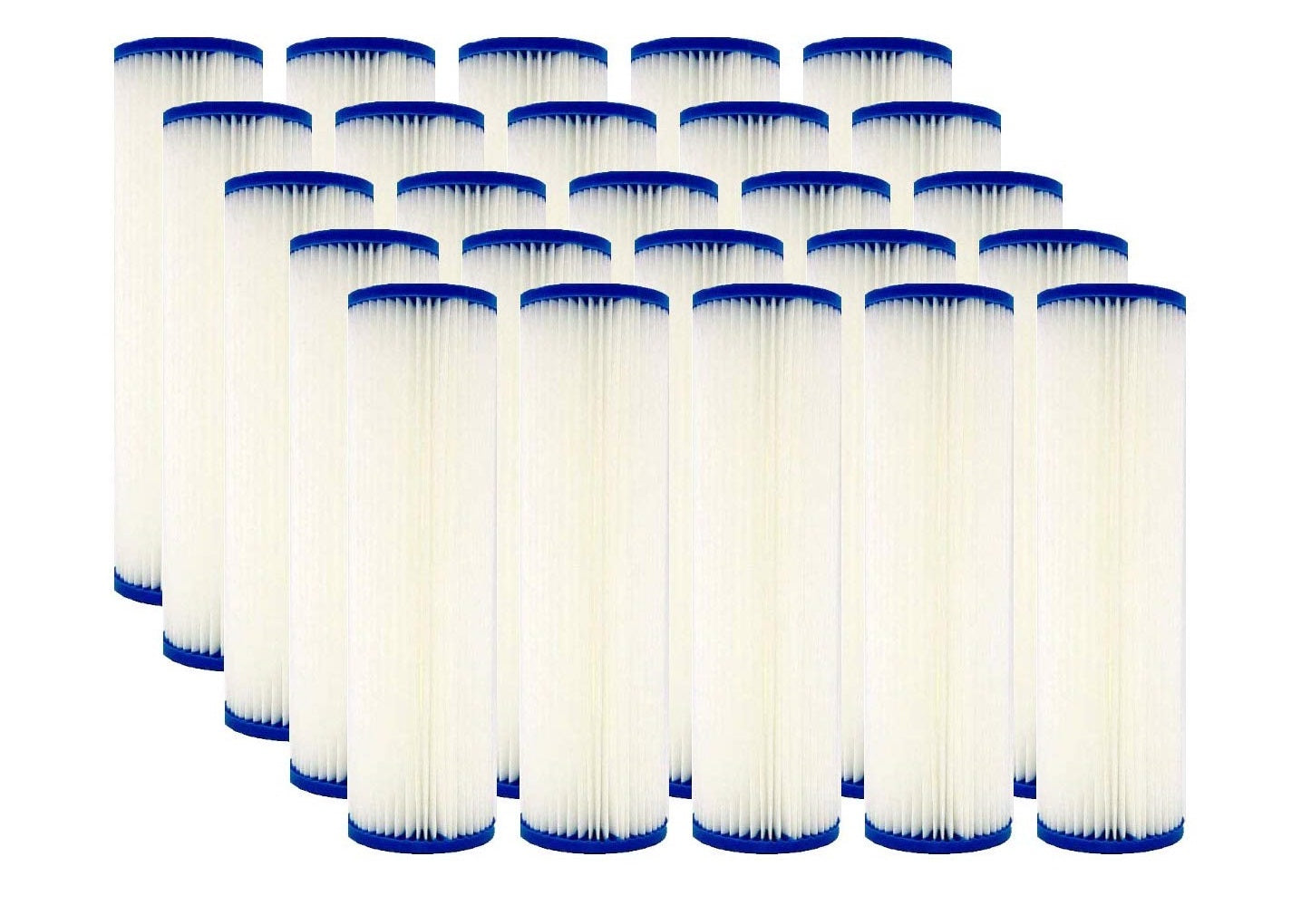 Image of ID 1190373473 1 Micron 10" x 25" Pleated Sediment Water Filter Cartridge / Universal Replacement for Any 10 inch RO Unit / Compatible with R50 801-50 WFPFC3002 WB-50W SPC-25-1050 WHKF-WHPL by IPW Industries Inc