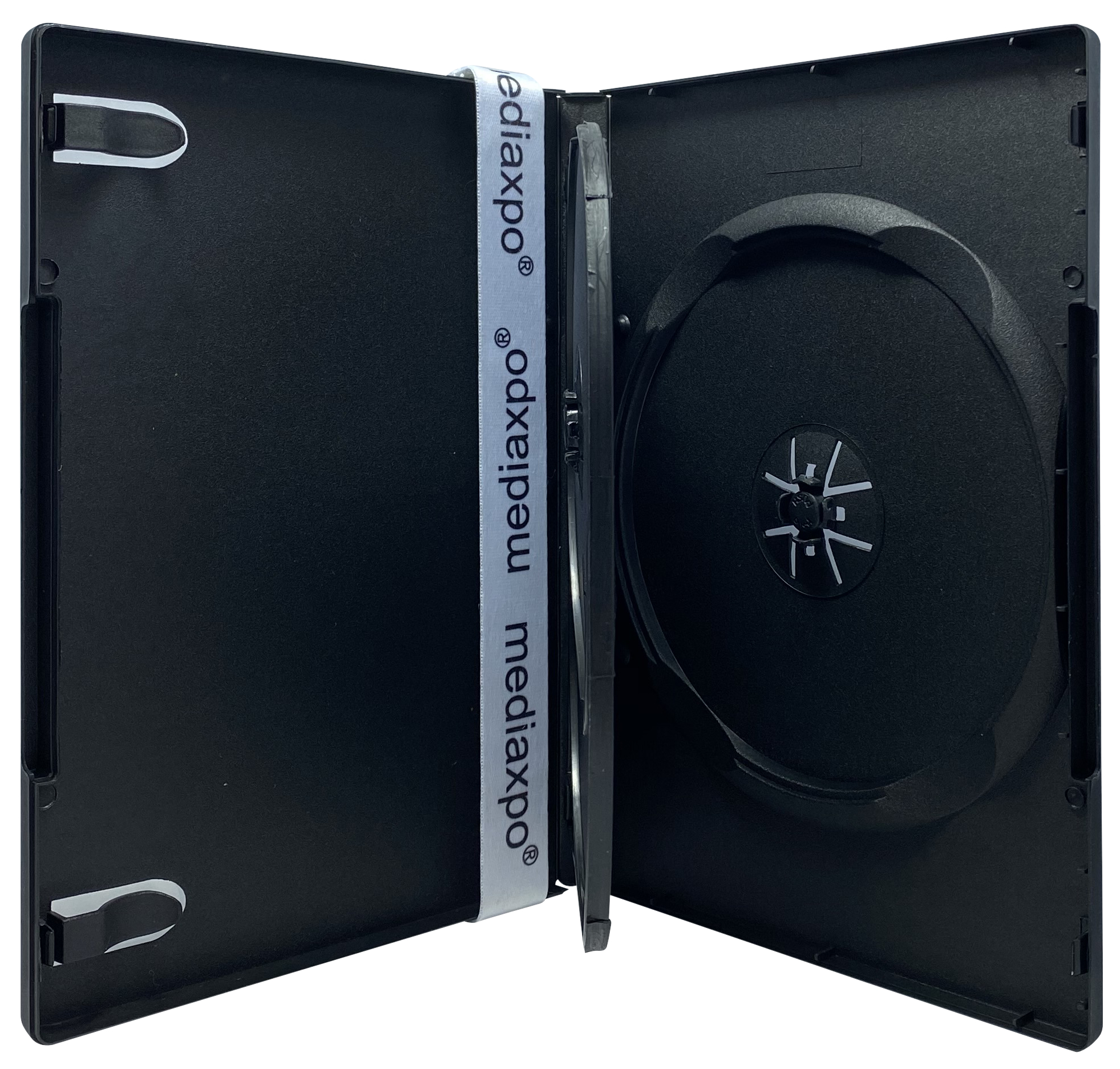 Image of ID 1214259100 100 STANDARD Black Triple 3 Disc DVD Cases
