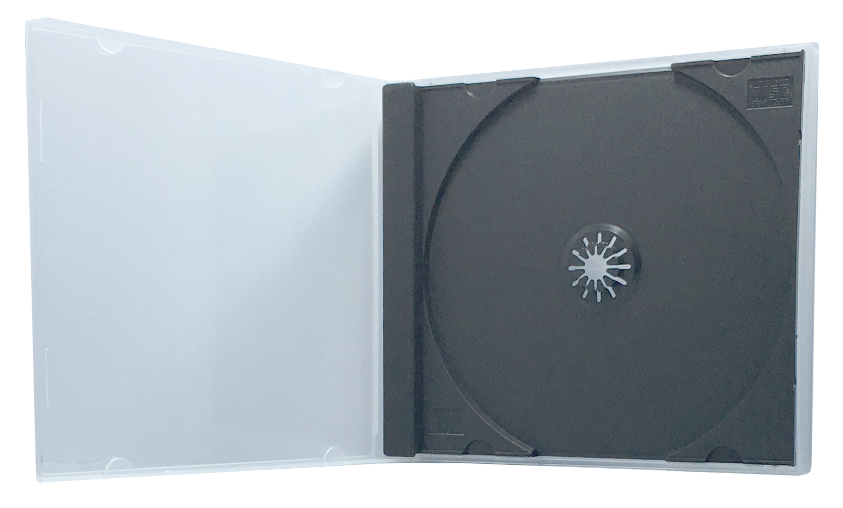Image of ID 1214259375 100 STANDARD Black Single VCD PP Poly Cases 104MM
