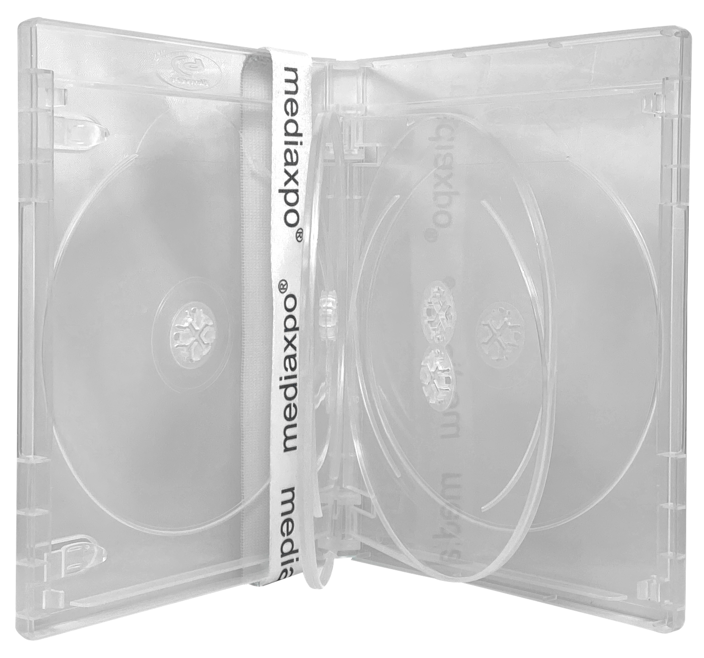 Image of ID 1214259424 100 PREMIUM STANDARD Clear Blu-Ray 6 Disc Cases 14mm