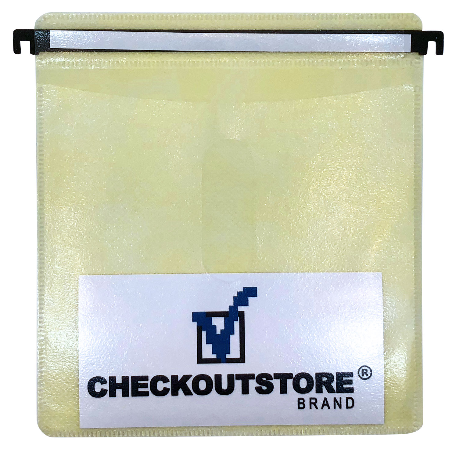 Image of ID 1214259706 5000 CD Double-sided Refill Plastic Hanging Sleeve Yellow