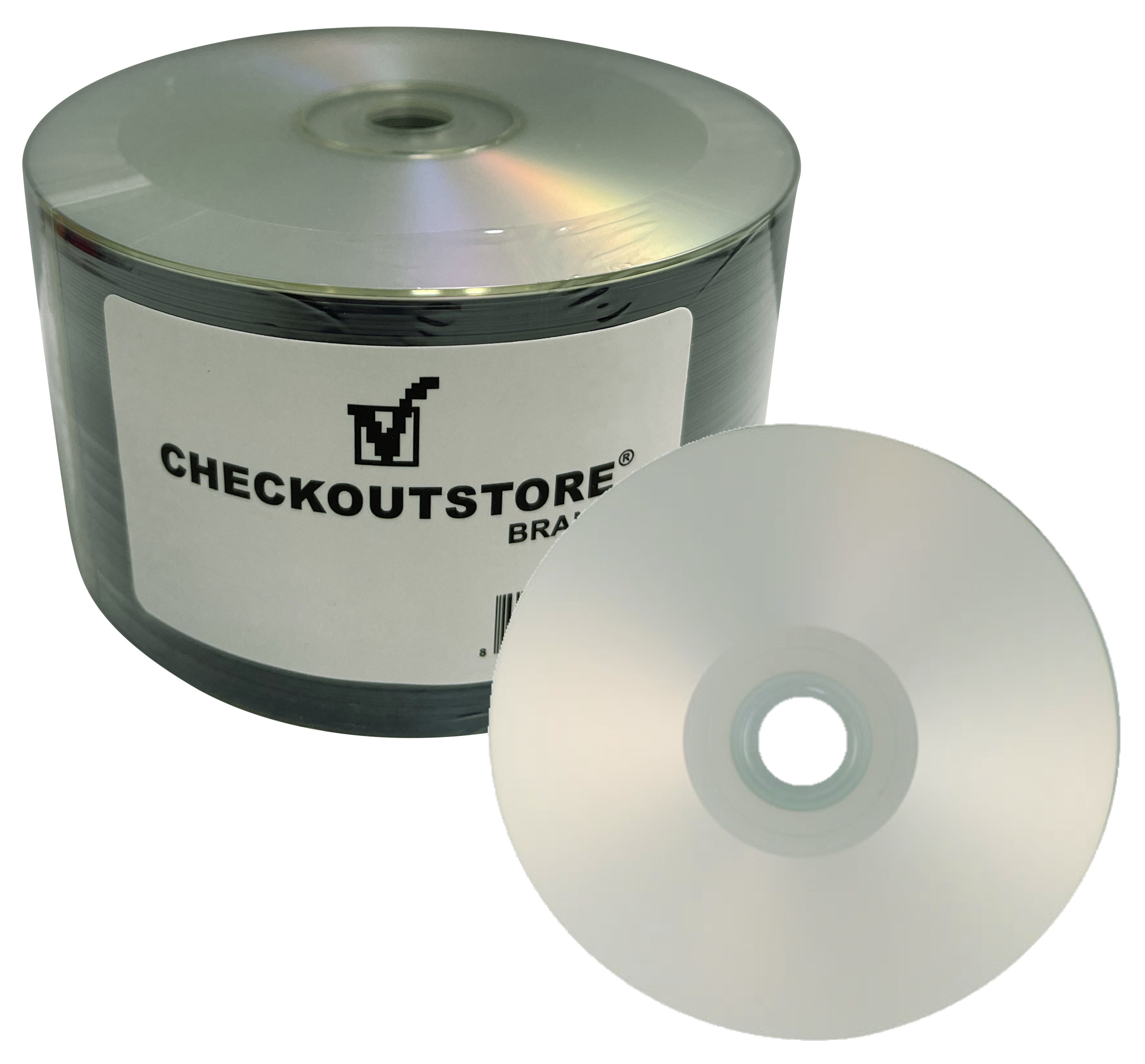 Image of ID 1214259946 1200 Grade A 52x CD-R 80min 700MB Silver Inkjet Hub Printable