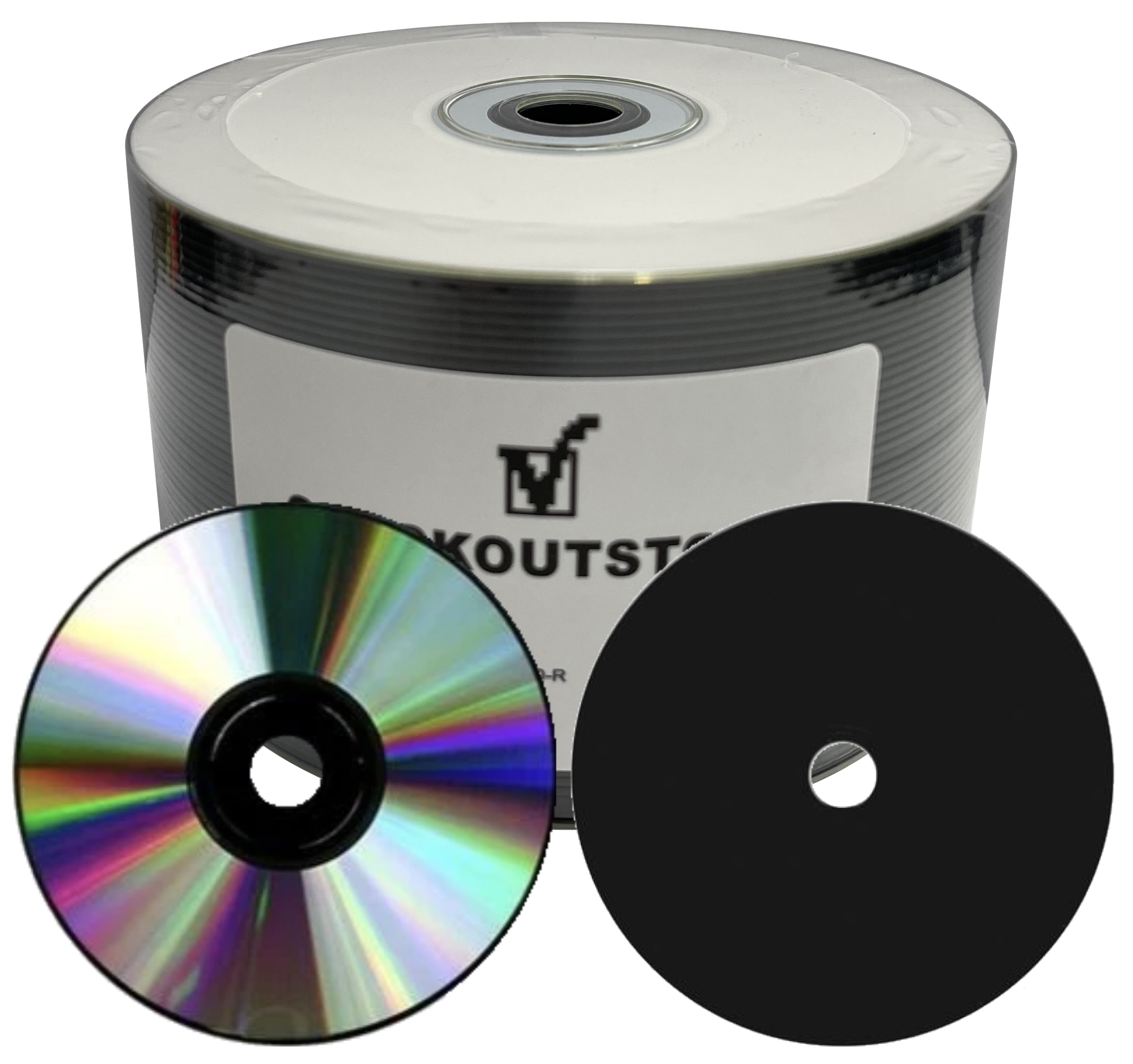 Image of ID 1214259997 600 CheckOutStore 52x Black Bottom CD-R 80min 700MB Shiny Silver (Shrink Wrap)