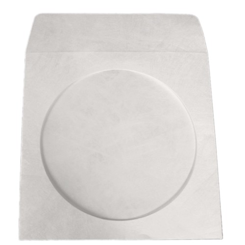 Image of ID 1214260010 300 Tyvek CD/DVD Sleeves with Window & Flap