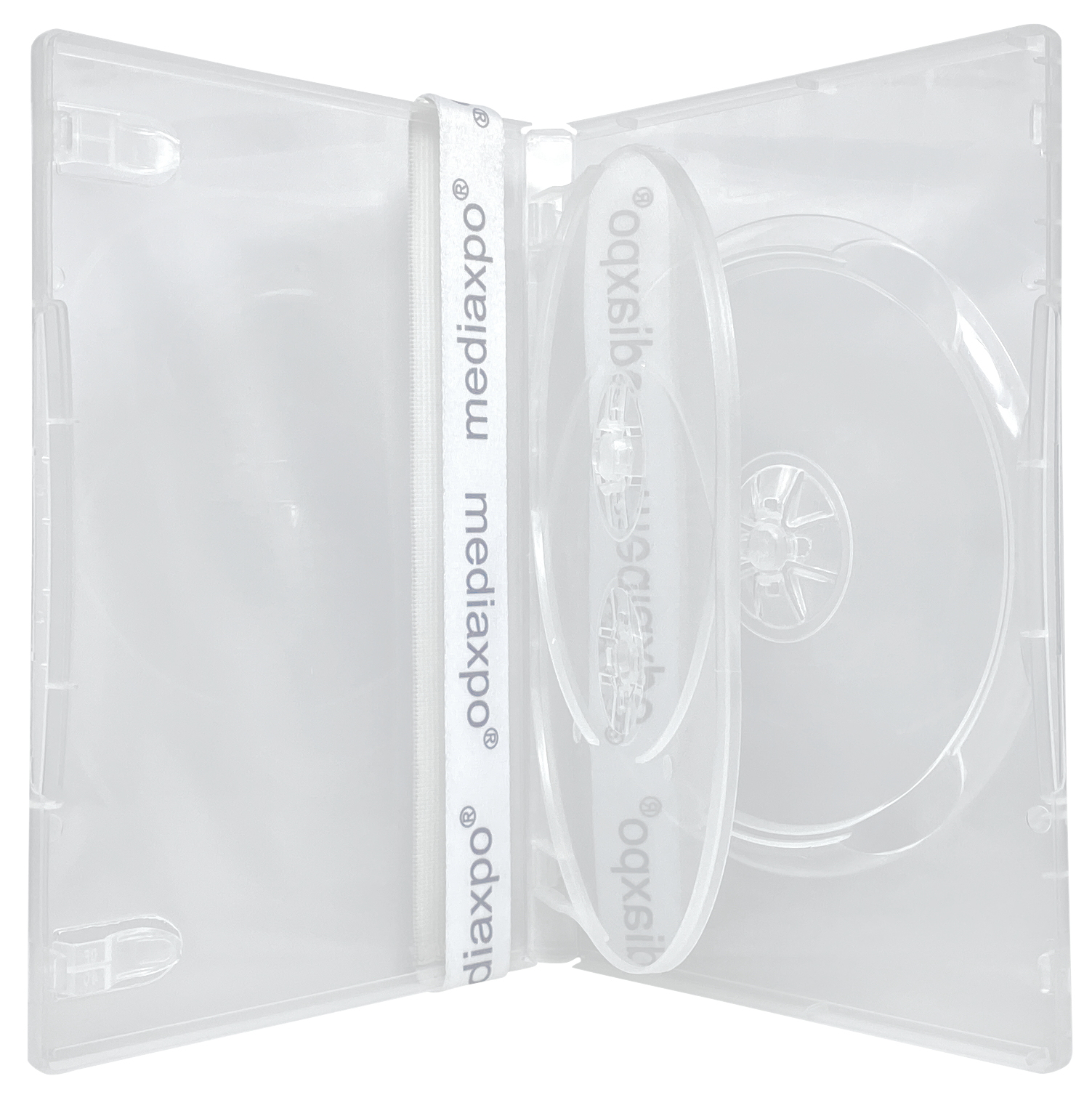 Image of ID 1214260020 100 STANDARD Clear Triple 3 Disc DVD Cases