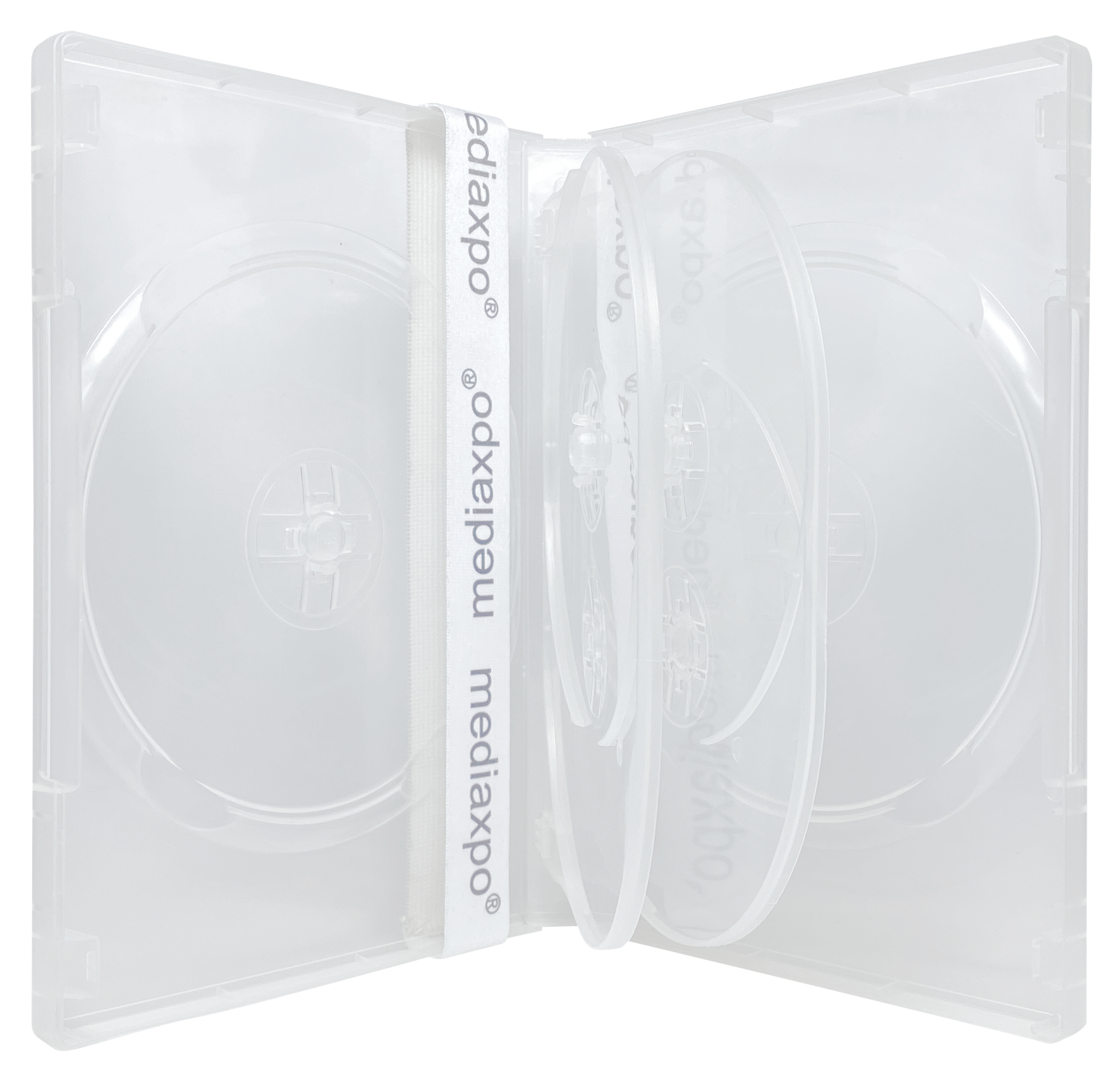 Image of ID 1214260022 100 Clear 6 Disc DVD Cases