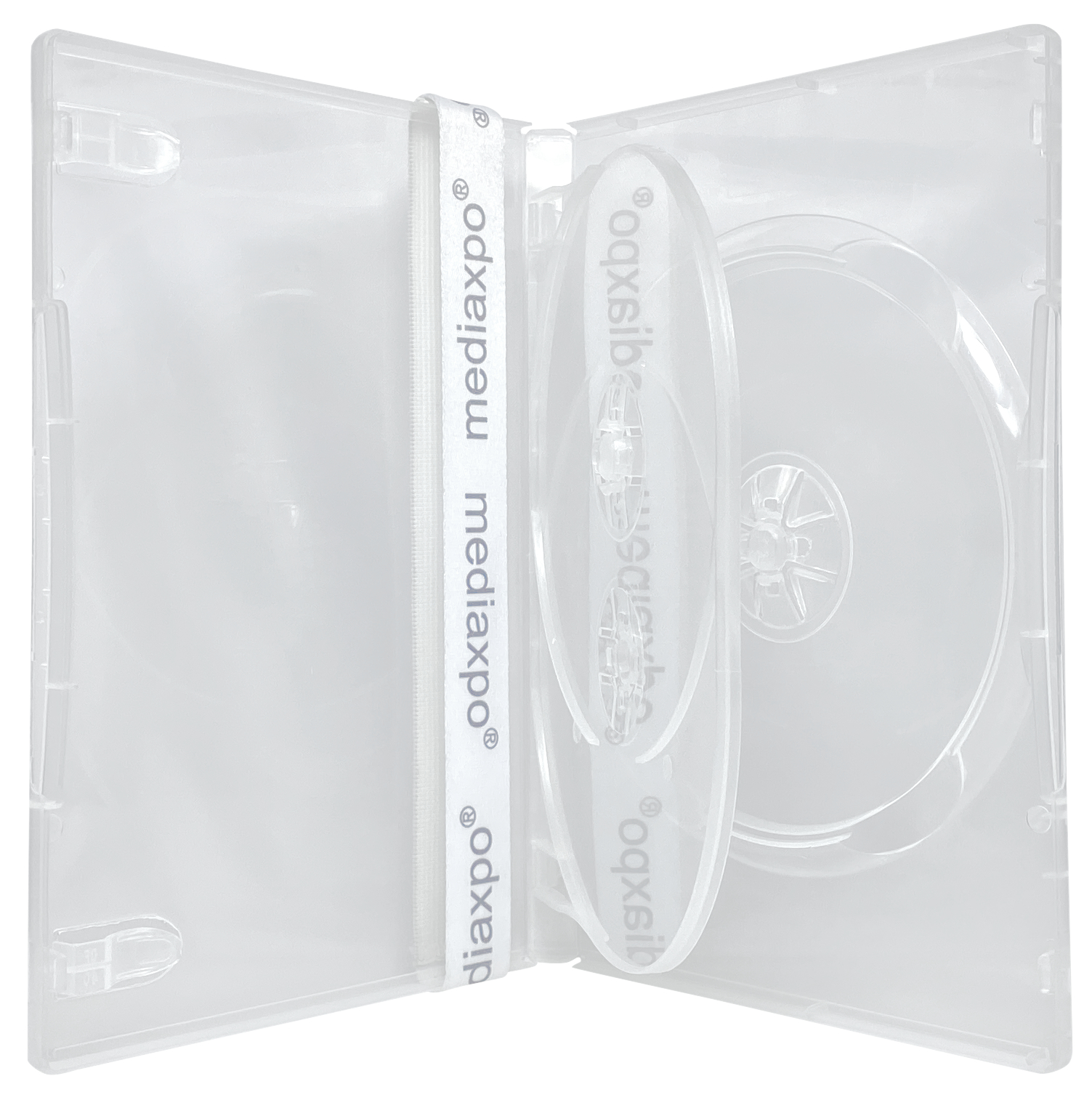 Image of ID 1214260044 400 STANDARD Clear Triple 3 Disc DVD Cases