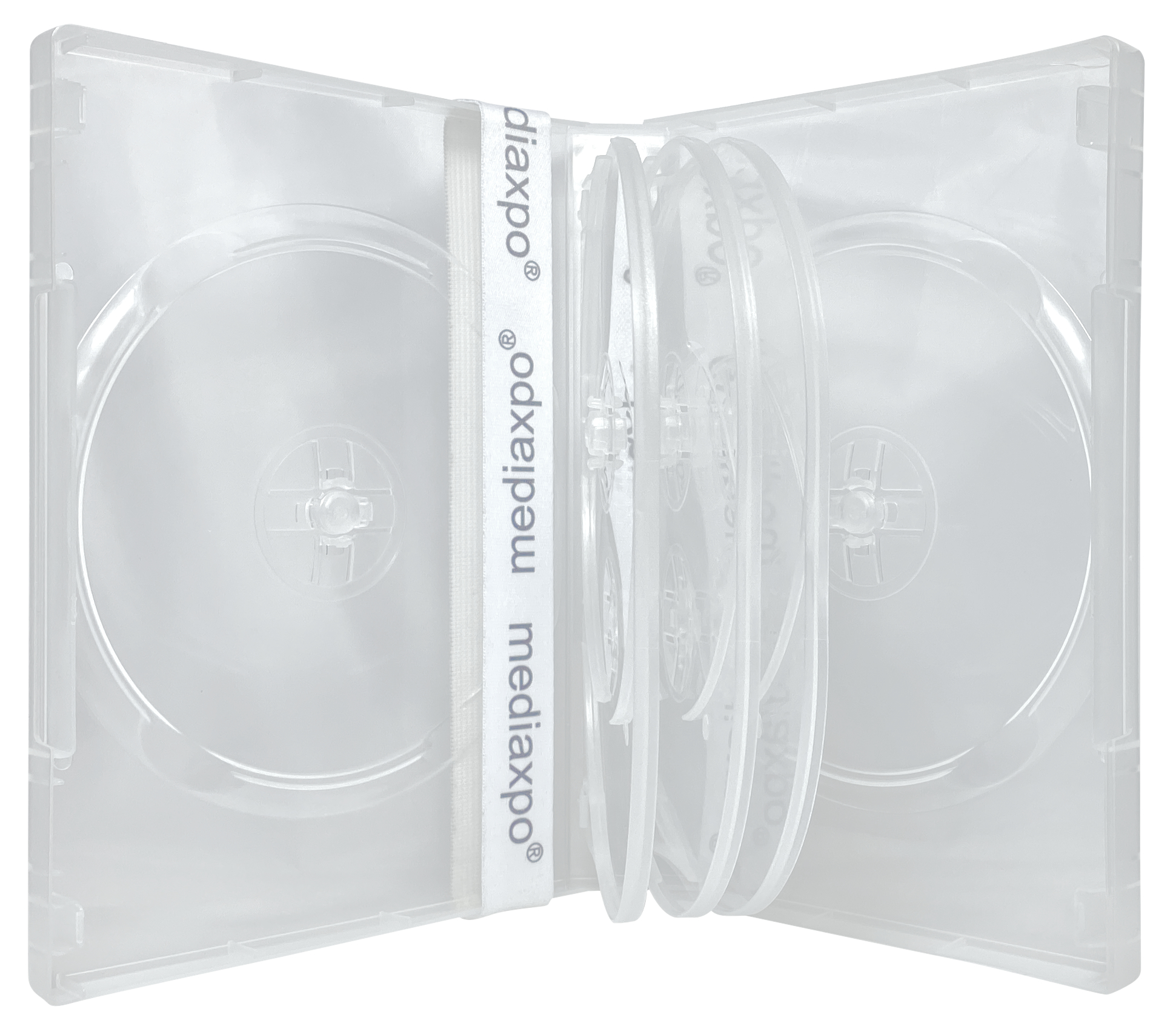 Image of ID 1214260054 50 Clear 8 Disc DVD Cases