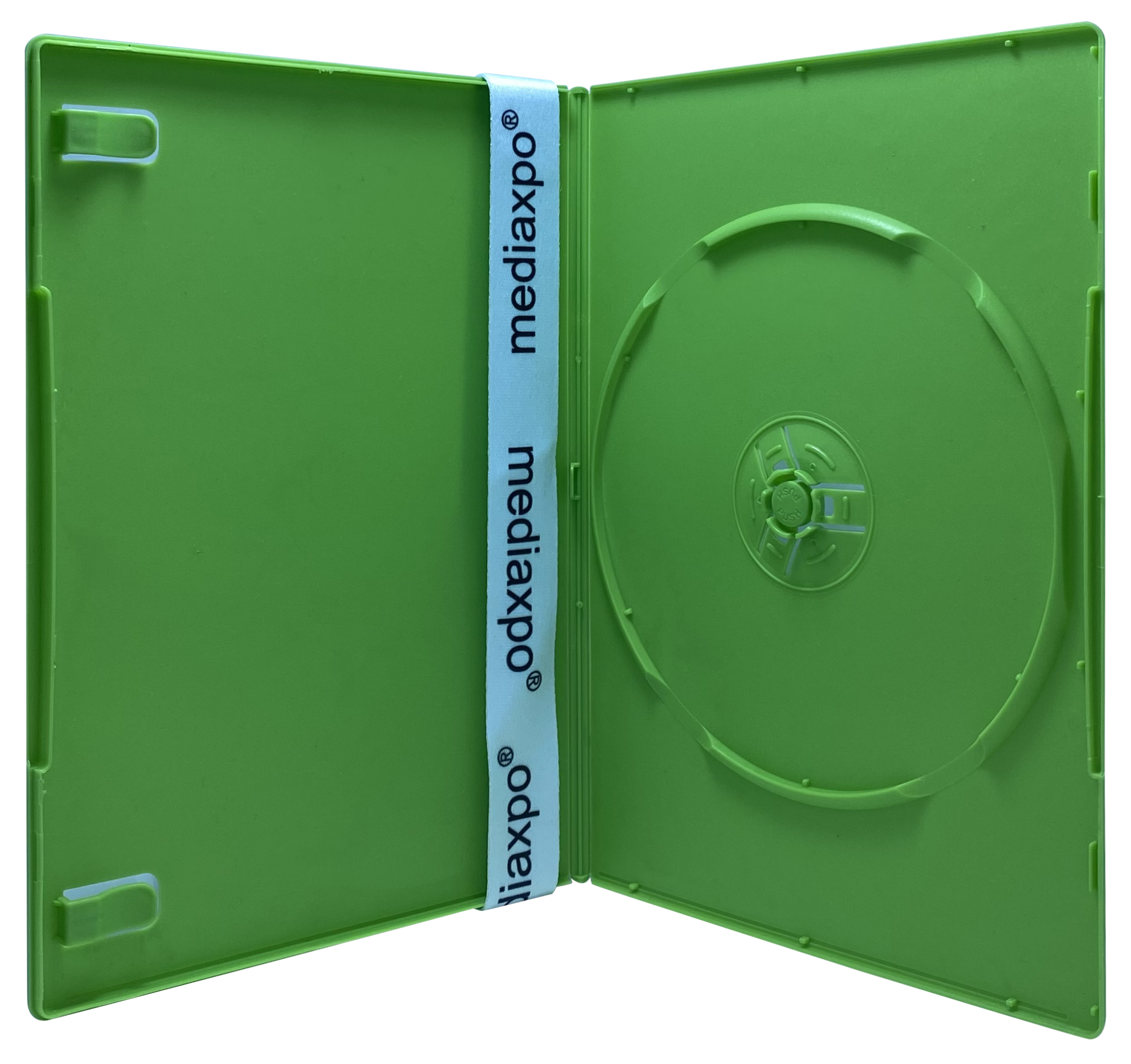 Image of ID 1214260083 200 SLIM Solid Green Color Single DVD Cases 7MM