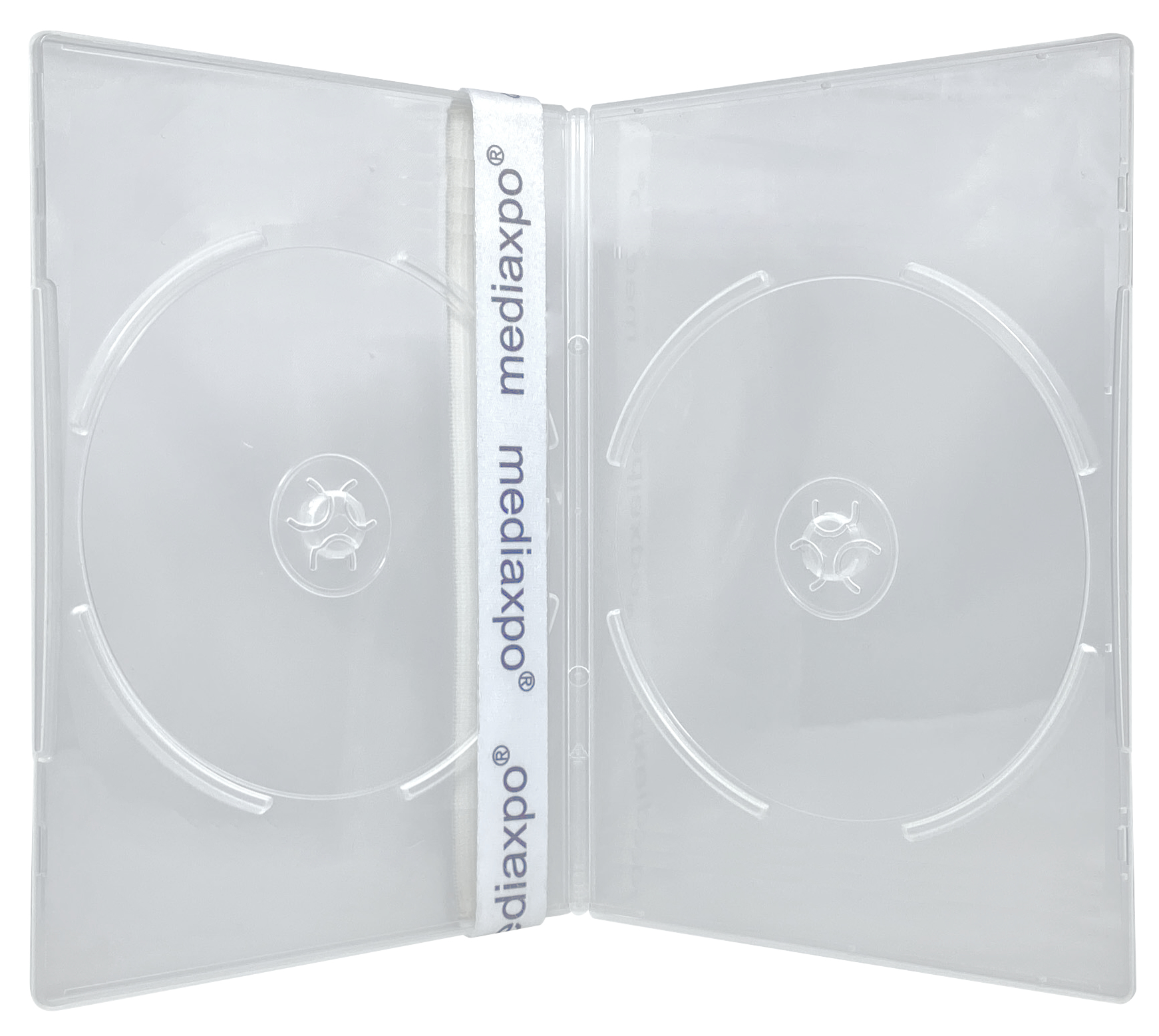 Image of ID 1214260119 200 SLIM Clear Double DVD Cases 7MM