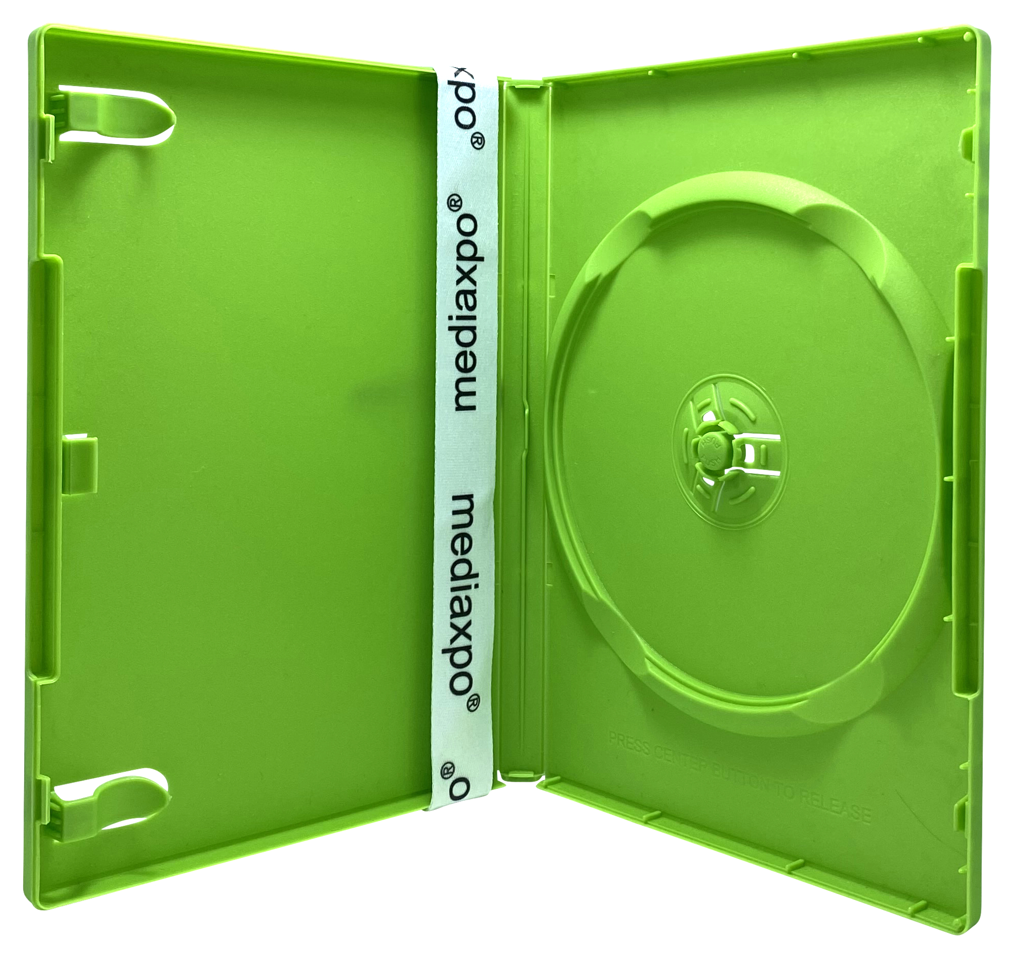 Image of ID 1214260129 100 STANDARD Solid Green Color Single DVD Cases