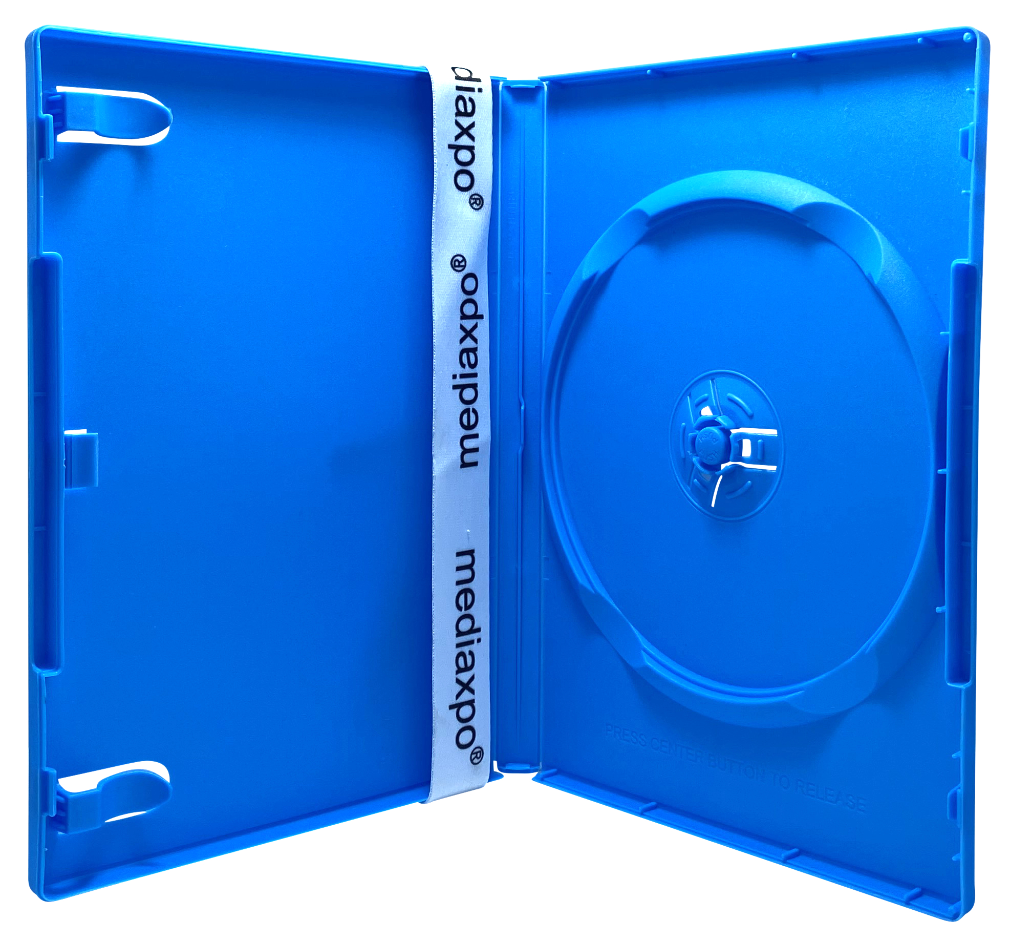 Image of ID 1214260130 100 STANDARD Solid Blue Color Single DVD Cases