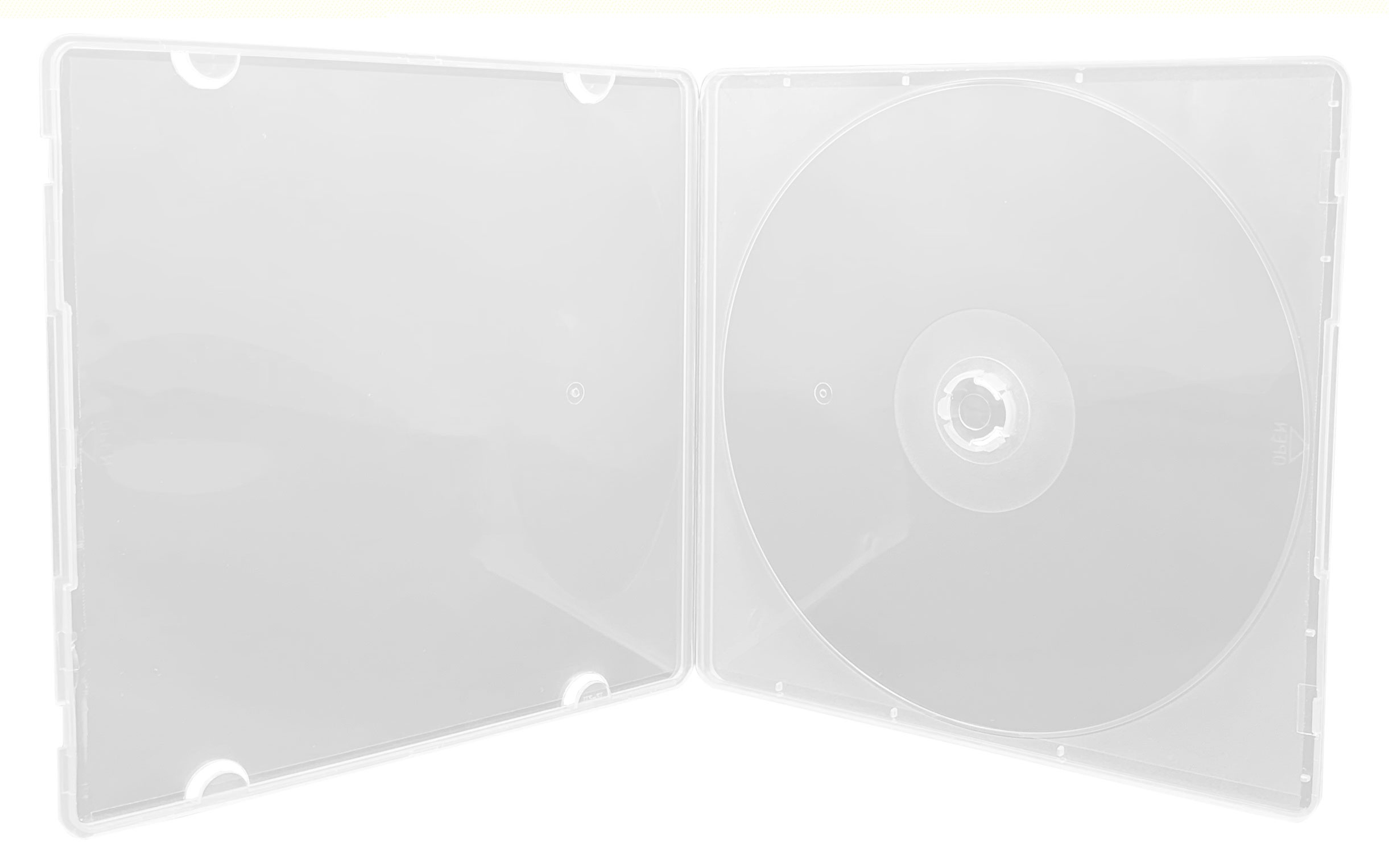 Image of ID 1214260403 400 SLIM Clear Single VCD PP Poly Cases 5MM