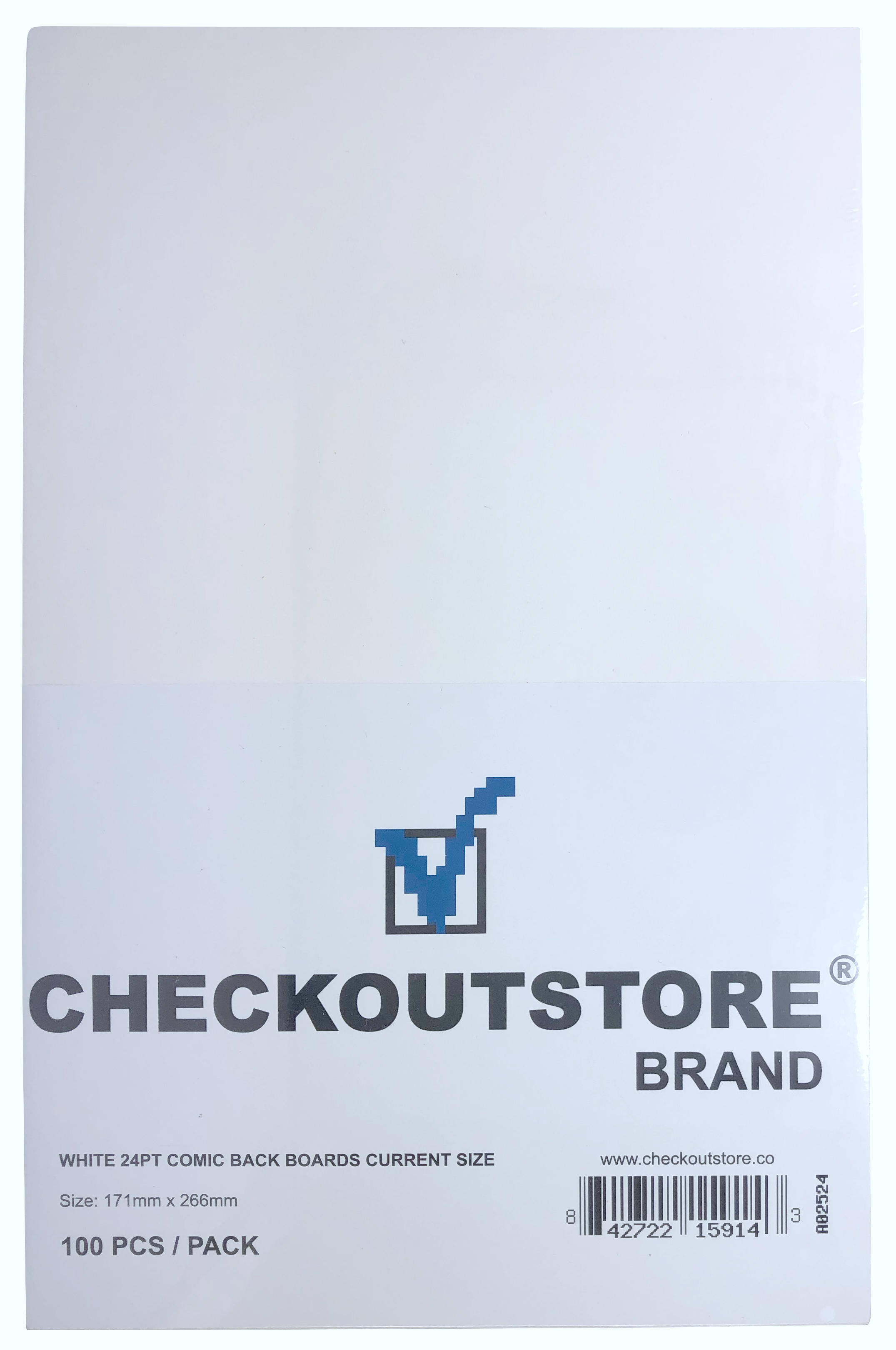 Image of ID 1214260658 1000 CheckOutStore White 24pt Current Age Comic Books Backing Boards