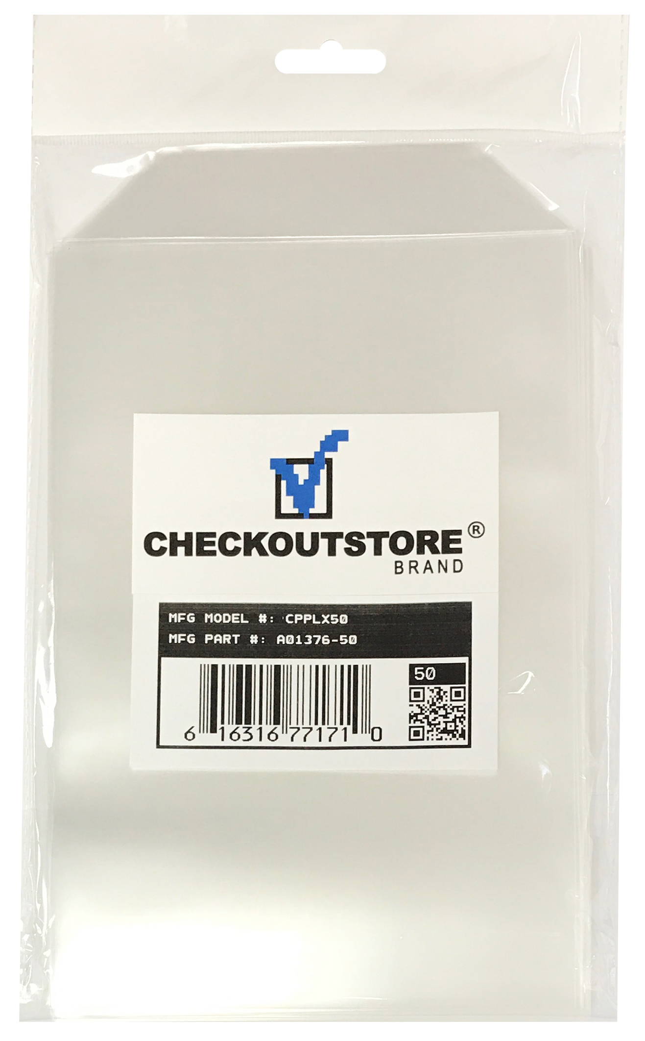 Image of ID 1214261439 2000 CheckOutStore Stamp & Die Clear Storage Pockets (5 5/8 x 8 1/2)