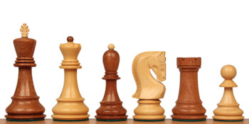Image of ID 1238185035 Zagreb Series Chess Set with Acacia & Boxwood Pieces - 3875" King