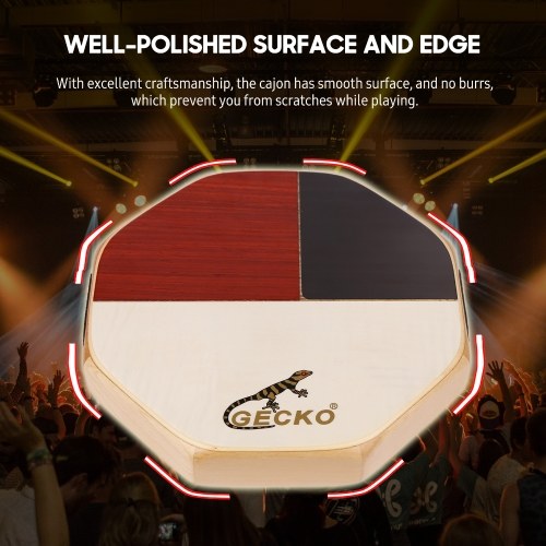 Image of ID 1239628061 GECKO SD6 Cajon Hand Drum Cajon Drum Percussion Instrument with Carrying Bag Portable for Travel Camping