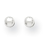 Image of ID 1247851629 14K White Gold Ball Stud Earrings