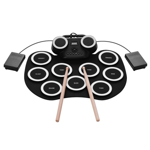 Image of ID 1266853440 ammoon Portable Roll-up Electronic Drum Pad Silicon Digital Drum