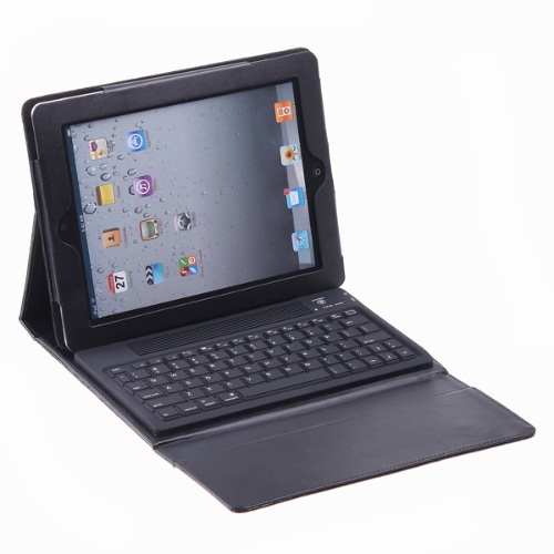 Image of ID 1266853928 Wireless BT Keyboard + Real Leather Case for iPad 2 iPad 3
