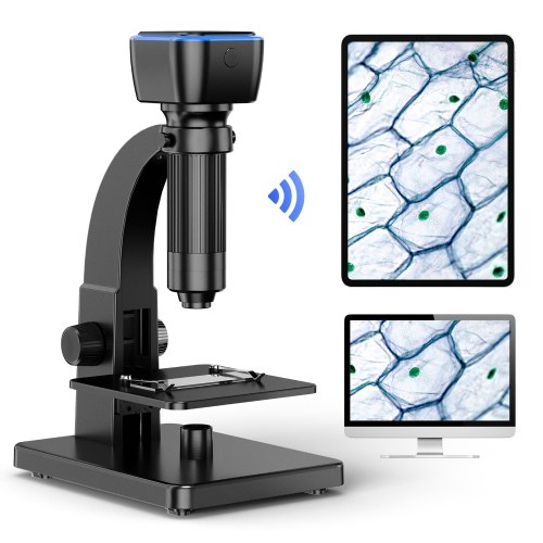 Image of ID 1266854852 Portable Intelligent Digital Microscope 2000x Magnification Dual Lenses USB Rechargeable 50M Pixels High Clear