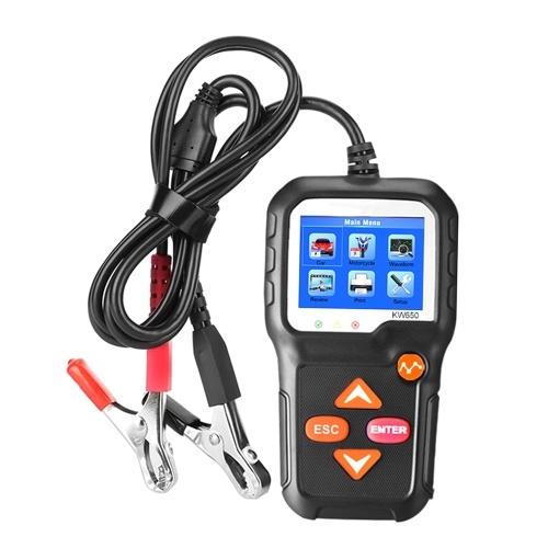 Image of ID 1266855586 KONNWEI KW650 Car Battery Tester 12V Car Auto Battery Load Tester on Cranking System and Charging System
