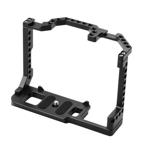 Image of ID 1266858099 Andoer Camera Cage Aluminum Alloy with Dual Cold Shoe Mount 1/4 Inch Screw