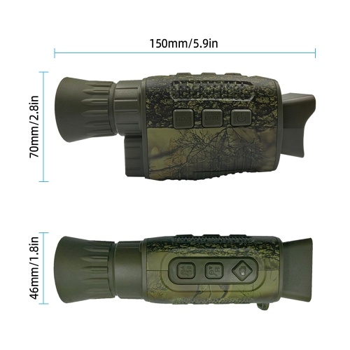 Image of ID 1266860348 4K 36MP 5X Digital Zoom Infrared Monocular Colored Night Vision Device
