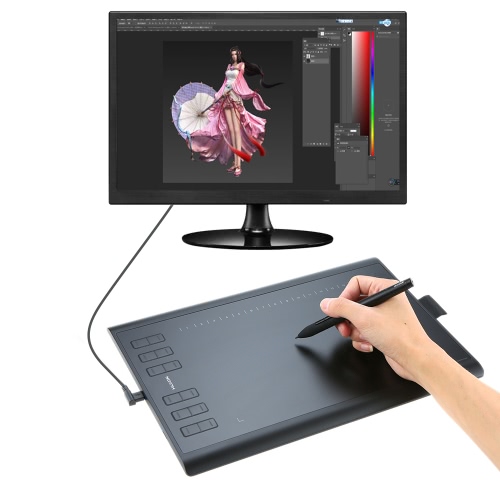 Image of ID 1266861462 Huion New 1060PLUS Graphic Drawing Tablet with Digital Painting Rechargeable Pen