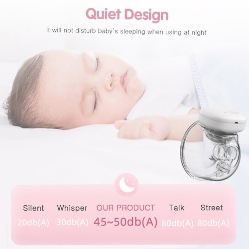 Image of ID 1266862912 YOUHA Wearable Breast Pump Hands Free Electric Single Portable Wearable Breast Cup 8oz/240ml BPA-free 3 Modes 9 Suction Levels Rechargeable Comfort Breastfeeding Milk Collector