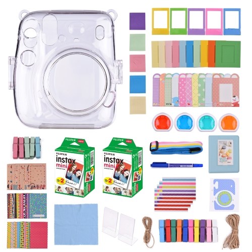 Image of ID 1266867255 17-in-1 Instant Camera Accessories Kit Replacement for Fujifilm Instax Mini 11 Instant Film Camera