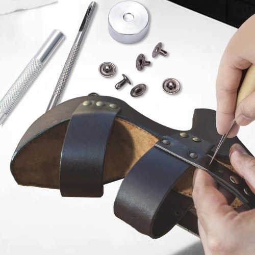 Image of ID 1266867609 273 Pieces Leather Working Tools and Supplies with a Storage Case Basic Leather craft Accessories