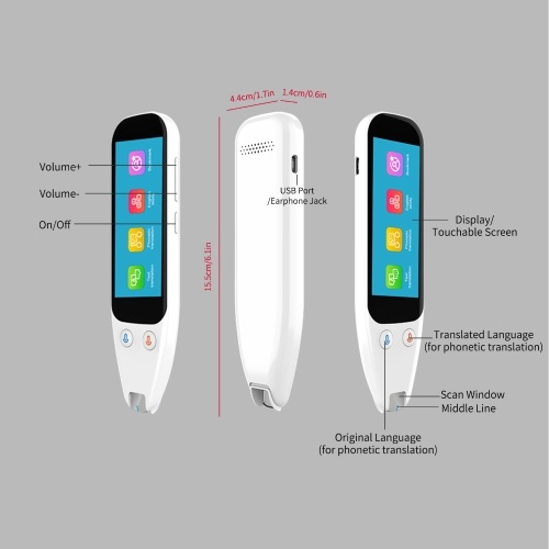 Image of ID 1266867999 Portable Scan Translation Pen Exam Reader Voice Language Translator Device with Touchscreen