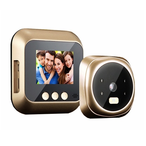 Image of ID 1266868743 WiFi Doorbell Door Viewer Camera Door Peephole Door Camera Doorbell with Wireless Monitor Live View Available Digital Night Vision Photo Shooting Digital Door Monitoring for Home Security (without battery)