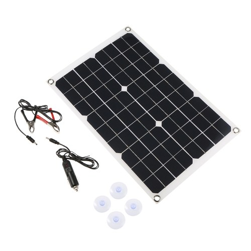 Image of ID 1266875754 Dual Output Solar Power Energy Charging Panel With Car Charger