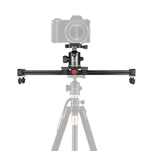 Image of ID 1266877917 Andoer 40cm/157inch Aluminum Alloy Camera Video Slider Track Rail Stabilizer with Ball Head Quick Release Plate