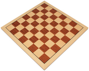 Image of ID 1269758818 Sycamore & Mahogany Classic Chess Board - 2" Squares