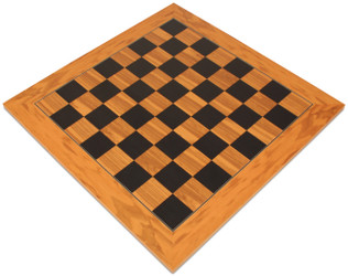 Image of ID 1269758836 Olive Wood & Black Deluxe Chess Board 2" Squares