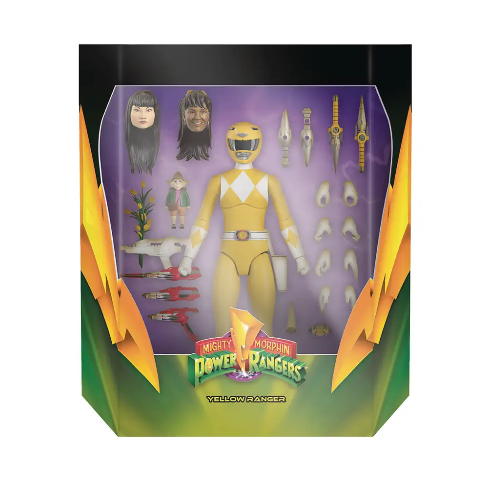 Image of ID 1270907163 Power Rangers Ultimates Yellow Ranger Action Figure