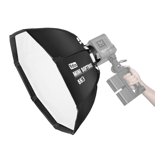 Image of ID 1299280016 YnBox 55K 55cm/22in Octagon Photography Softbox with Bowens Mount Removeable Diffuser Carrying Bag