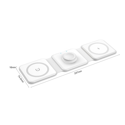 Image of ID 1299281477 15W Wireless Charger 3 in 1 Foldable Wireless Charging Station