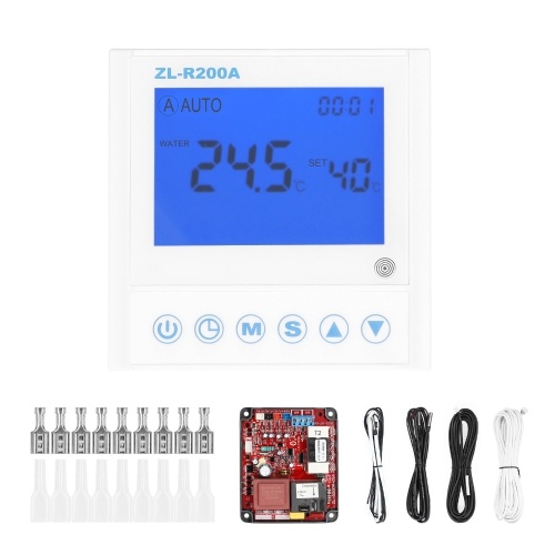 Image of ID 1299282578 Universal Air-Source Water Heating Controller Heat Pump Auxiliary Heating Control Board Antifreeze Auto Deforst Water Flowing Warning with Sensors Failures Action Function